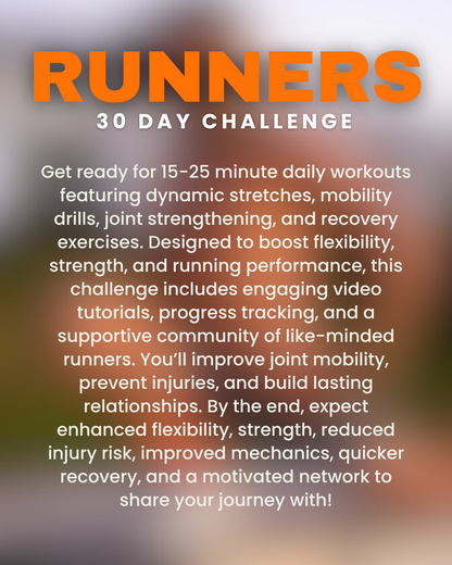 Runners Mobility & Strengthening 30 Day Challenge